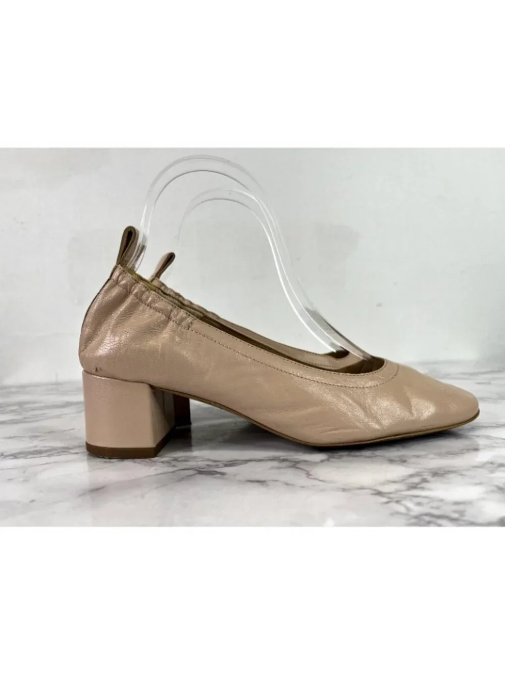 Everlane Women's Pale Rose The Italian Leather Day Heel Sz 5